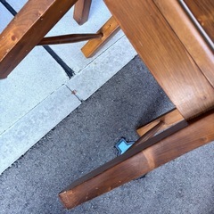 木製 ダイニングチェア カントリー調 5脚セットの画像