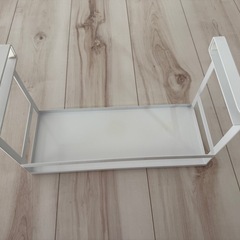 山崎実業(Yamazaki) 戸棚下 調味料ラック ホワイトの画像