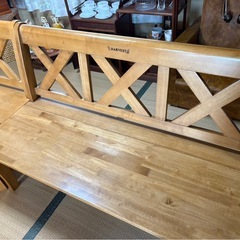 HARVEST 椅子 ベンチ コーナーチェア Ｌ字型ベンチ 木製 収納付 3分割
の画像