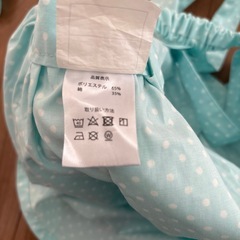 子どもエプロン　130-140 三角巾つきの画像