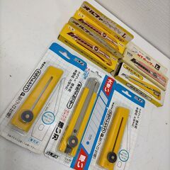 オルファ カッター まとめ売り NTカッター L型 クラフトナイフ P型 未使用 昭和レトロ 文具 工具 DIY 模型制作 手芸 まとめセット　251127-1Aの画像