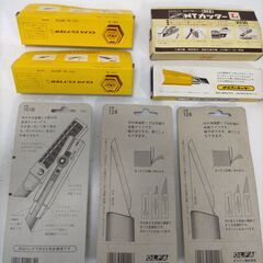 オルファ カッター まとめ売り NTカッター L型 クラフトナイフ P型 未使用 昭和レトロ 文具 工具 DIY 模型制作 手芸 まとめセット　251127-1Aの画像