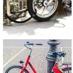 【未使用】自転車　カギ　ロックチェーンの画像