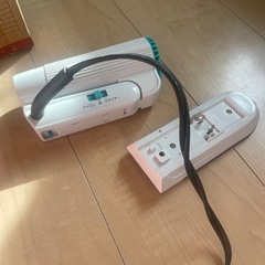 携帯用アイロンandドライヤーの画像