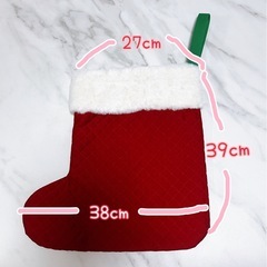 クリスマスブーツの画像