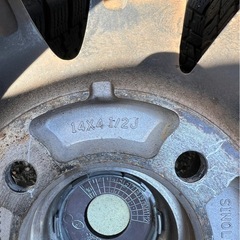 タントスタッドレスホイール付きの画像