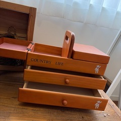 小物入れ、ソーイングボックス等の画像