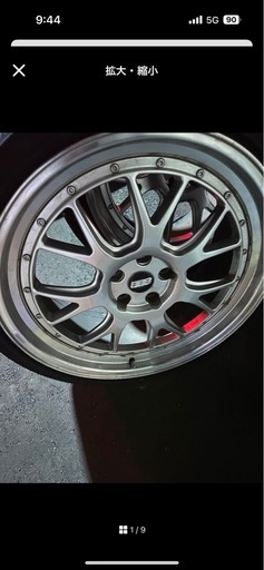 BBS風21インチスポークタイヤアルミセット