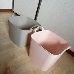 【取引決定】ピンクのカゴ♡の画像