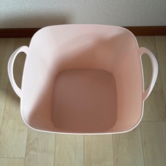 【取引決定】ピンクのカゴ♡の画像