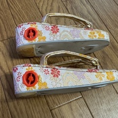 七五三用　3歳草履　16.5センチ　たびつき足袋付きの画像