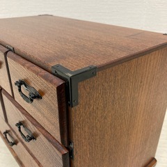 民芸調　小物入れ　小引き出しの画像