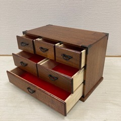 民芸調　小物入れ　小引き出しの画像