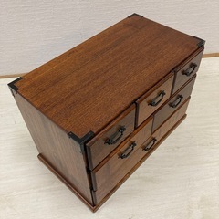 民芸調　小物入れ　小引き出しの画像