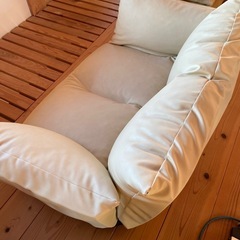 ソファ　2人掛け　簡易ベッドの画像