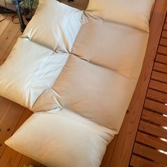 ソファ　2人掛け　簡易ベッドの画像