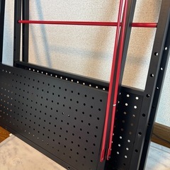 ニトリのL字デスク(ブラック)の画像