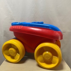 フィッシャープライス 1才からのメガブロック かんたんお片付けワゴンの画像