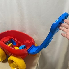 フィッシャープライス 1才からのメガブロック かんたんお片付けワゴンの画像