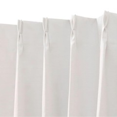 カーテン 防汚 DH07 ホワイト (幅100/丈170cm)×２
の画像