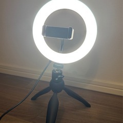 【エレコム】リングライト　美品の画像