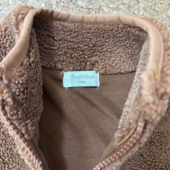 サイズ80 厚手のフリースジャンパーの画像