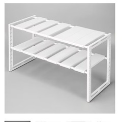 ニトリ　シンク下収納　伸縮ラックの画像