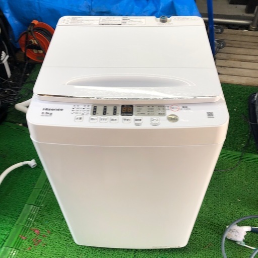 2024年製　ハイセンス　全自動電気洗濯機　5.5kg  HW-55E2W  ST