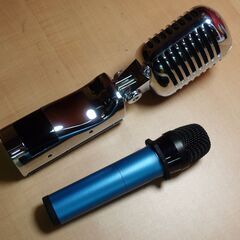 ガイコツマイク+ポケットマイク　赤外線ワイヤレス（カラオケ）マイク仕様の画像