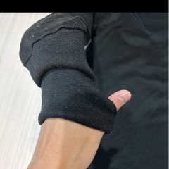 黒フリースLサイズの画像