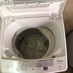 HITACHI  全自動電気洗濯機　5kg  NW-50E  STの画像