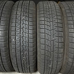 バリ山 155/65R14 ヨコハマスタッドレスタイヤホイールセット 4本 2021年製造 ②の画像