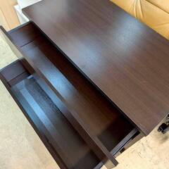 チェスト ダークブラウン 4段 箪笥 衣類収納の画像