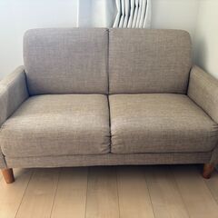 【引取限定】2人掛けソファの画像