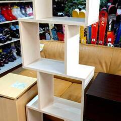 フリーラック オープンシェルフ ホワイト 5段 棚の画像