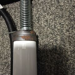 □ 田代総業 [グリーン] エアーポンプ 英式バルブ 一般自転車用 空気入れ 錆びあり の画像