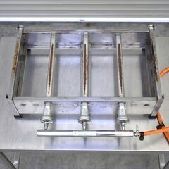 ≪yt472ジ≫ 業務用 卓上鉄板焼き器 卓上型グリドル LPガス用 中古厨房機器/宮城県仙台市 現状品 リユースストレージ仙台 41119-02の画像