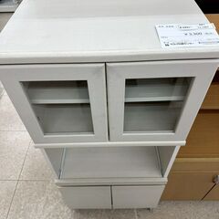 ★リユースのサカイ高崎店★TJ13457 (株)カインズホーム 食器棚 クリーム H123×D35×W56.5 クリーニング済みの画像