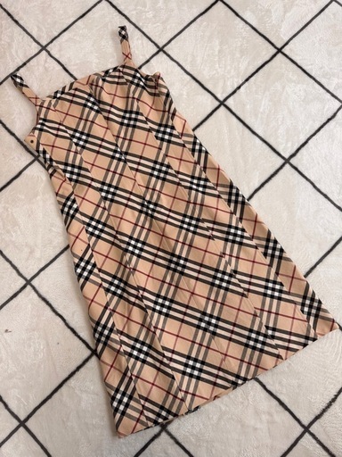 決まリました❢❢ BURBERRY キャミソールワンピース チェック柄 40size