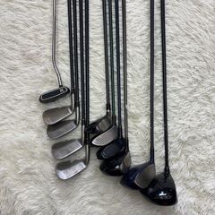 初心者おすすめ ゴルフクラブセット 10本 メンズ右利き PARADISOキャディバッグ ODYSSEYパター DFX1100付 練習用 打ちっ放し 入門用の画像