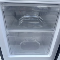 ニトリ 2ドア 単身用 冷蔵庫 冷凍庫 106L NTR-106BK ブラック 2023年製！の画像