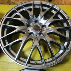 B2087 BIG WAY PRAVA 4本SET 19インチ 8.0j 114/5穴 +45 美品 の画像