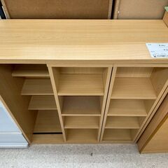 ★リユースのサカイ高崎店★TJ13459  本棚 ライトブラウン H92.5×D34×W90 クリーニング済みの画像