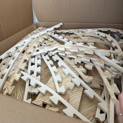 ジョイントマット　フロアマット　プレイマット　ヘリンボーン　18畳　　　　の画像