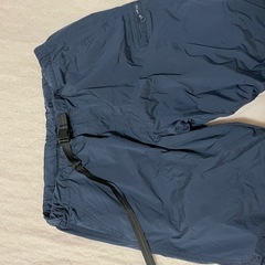 ユニクロ　ウォームイージー ストレッチパンツ　メンズMサイズ　ネイビーの画像