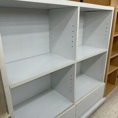 ★リユースのサカイ高崎店★TJ13460  本棚 白 H91×D29×W92 クリーニング済みの画像