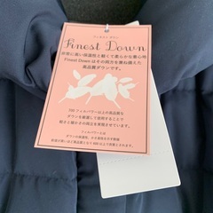 【新品・未使用】anysis  ロングダウンコート　ネイビーの画像