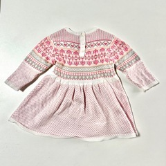next☆baby 花柄ニットワンピース 70サイズの画像