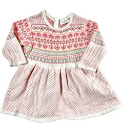 next☆baby 花柄ニットワンピース 70サイズの画像