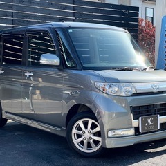 安心の総額表示！車検10年1月20日ダイハツタントカスタム走行9万kmそのまま乗って帰れます！禁煙車スライドドアTVナビetcの画像